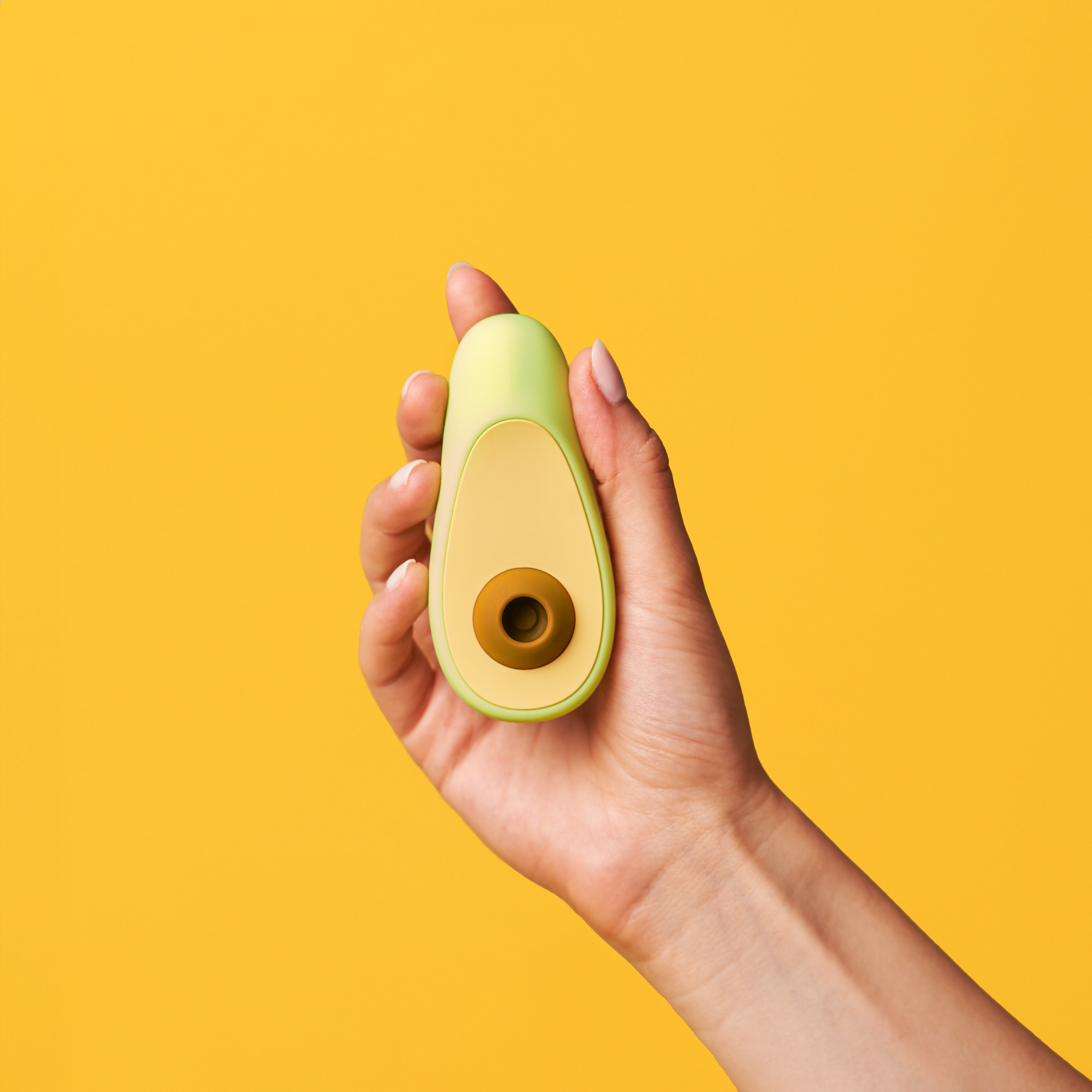 Avocado sex toy — detail view